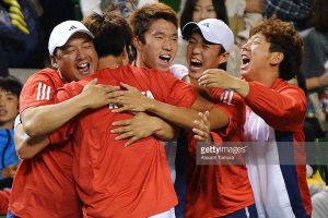 デビスカップvsブラジルは台風で順延...杉田の誕生日に決着!