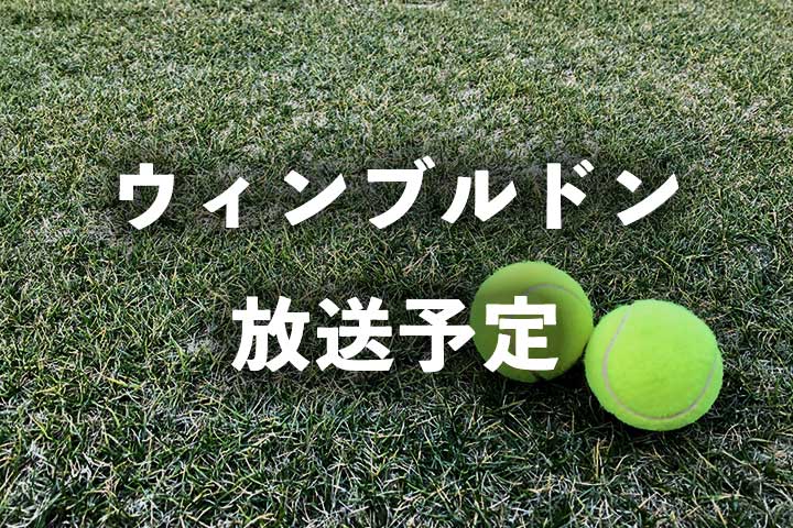 【2022 ウィンブルドン】NHK地上波テレビ放送予定・WOWOW中継（ネット配信）、見逃し再放送｜全英オープンテニス